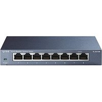 [해외] TP-Link 8 Port Gigabit Ethernet Network Switch Ethernet Splitter Sturdy Metal w/Shielded Ports Plug-and-Play Traffic Optimization Unmanaged (TL-SG108)