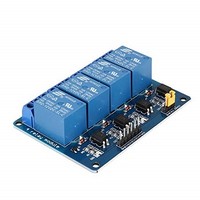 [해외] 12V 4 Channel Relay Module Interface Board Low Level Trigger Optocoupler for Arduino SCM PLC Smart Home Remote Control Switch