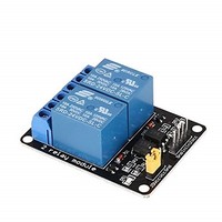 [해외] 24V 2 Channel Relay Module Interface Board Low Level Trigger Optocoupler for Arduino SCM PLC Smart Home Remote Control Switch