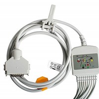 [해외] 10 Leads Loggers Connection Cables, Din 3.0 Fukuda Densh1 FX-7102, Banana Tips (EU Type)