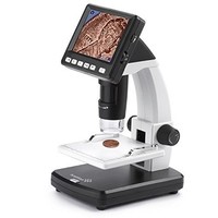 [해외] Ivation Portable Digital HD LCD Microscope – Rechargeable 14MP Microscope w/220x Optical and 500x Digital Magnification, HD Sensor, 3.5” LCD Screen, Adjustable Stage, Photo/Video Cap