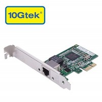 [해외] 10Gtek for Intel 82574L Chipset 1G Gigabit CT Desktop PCI-e Network Adapter (NIC), Single Copper RJ45 Port, Same as EXPI9301CT