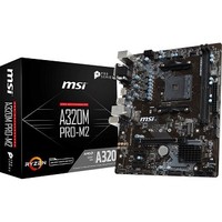 [해외] MSI ProSeries AMD Ryzen A320 DDR4 VR Ready USB 3 HDMI Micro-ATX Motherboard (A320M PRO-M2)