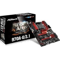 [해외] ASRock 970A-G/3.1 Socket AM3+/ AMD 970/ DDR3/ Quad CrossFireX/ SATA3 and USB3.1/ M.2/ A and GbE/ ATX Motherboard