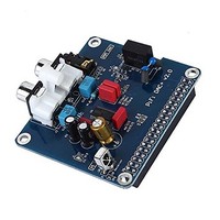 [해외] Sound Card Module - TOOGOO(R)PIFI Digi DAC+ HIFI DAC Audio Sound Card Module I2S interface for Raspberry pi 3 2 Model B B+ Digital Audio Card Pinboard V2.0 Board SC08