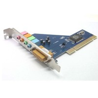 [해외] SIENOC PCI-E 5 Channel 4.1 3D Audio Stereo Internal PCI Sound Card Window Vista 7 32 64 Bit for Windows XP/2000/NT/ME/98SE/98/WIN3.1, Linux Desktop Computer
