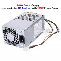 [해외] Li-SUN 240W Power Supply Replacement for HP ProDesk 400 600 800 G1 G2 SFF(P/N: 751884-001, 702309-001, 751886-001, 796351-001, 702457-001), Also Works for HP Desktop with 200W Powe