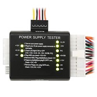 [해외] Insten 20/24-pin Power Supply Tester for ATX/SATA/HDD, Black