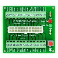 [해외] Electronics-Salon 24/20-pin ATX DC Power Supply Breakout Board Module.