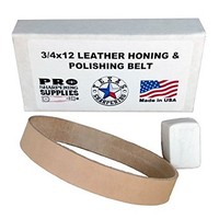 [해외] 3/4”x12” Leather Honing and Polishing Belt - Strop Fits Ken Onion Work Sharp