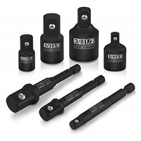 [해외] Neiko 00298A Impact Extension and Socket Adapter, 7Piece Set 1/4 Hex Shank Drill Extension CR-V Steel