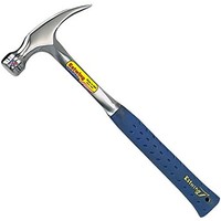 [해외] Estwing Hammer - 16 oz Straight Rip Claw with Smooth Face and Shock Reduction Grip - E3-16S