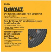 [해외] DEWALT DW4388 5-Inch Random Orbit Palm Sander Pad, Medium (Fits the DW421K and DW423K)