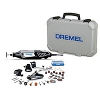 [해외] Dremel 4000-4/34 High Performance Rotary Tool Kit with Variable Speed Rotary Tool, 4 Attachments and 34 Accessories