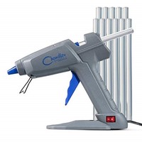 [해외] Chandler Tool Commercial Glue Gun - 100 Watt - 10 Hot Glue Sticks and Patented Base Stand Included - Heavy Duty High Temp For Construction, Home Improvement, DIY