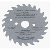 [해외] Crain Cutter 787 3-3/8-Inch 18 Tooth Wood Saw Blade for 795 Toe Kick Saw