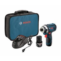 [해외] Bosch PS41-2A 12V Max 1/4-Inch Hex Impact Driver Kit with 2 Batteries, Charger and Case