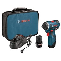 [해외] Bosch PS22-02 12-volt Max Brushless Pocket Driver Kit with 2.0Ah Batteries, Charger and Case