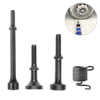 [해외] 4 Pcs of Air Hammer Accessories, Abuff 0.401 Shank Pneumatic Chisel Air Hammer Bits Set, Extended Length Hammer Tool with Spring.