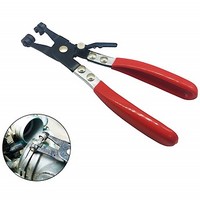 [해외] Hose Clamp Pliers Auto Repair Tool Swivel Flat Band for Removal and Installation of Ring-Type or Flat-Band Hose Clamps