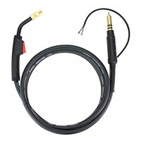 [해외] 100 Amp MIG Gun Torch compatible with Hobart - 10 Feet Cable - Spade Terminals Signal Connectors
