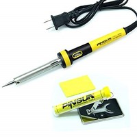 [해외] Electric Soldering Iron Kit 60W, with Power Indicator Light, 1 Solder Wire 1.0mm Dia, 1 Cleaning Sponge, 1 Stand