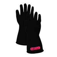 [해외] Magid Safety M011B9 Electrical Gloves ASTM D120-09 Compliant Class 0 Rubber Electrical Insulating Gloves with Straight Cuff, Work, 11 Length, Size 9, Black (1 Pair)